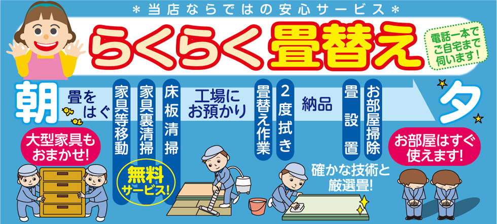 らくらく畳替え